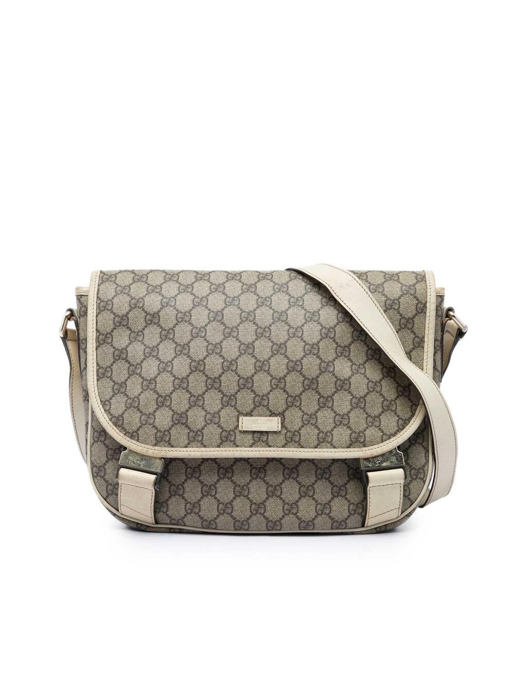 Gucci Gg Supreme Crossbody Pre-Loved #342844G50B